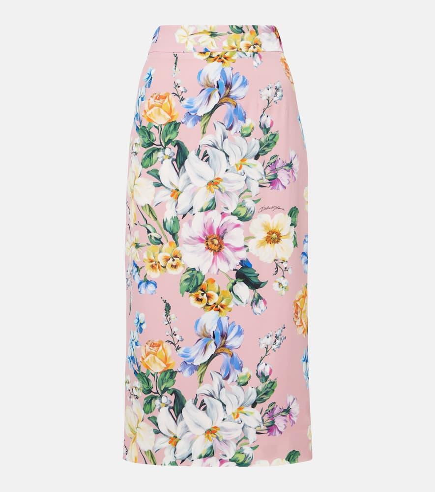 dolce & gabbana floral silk