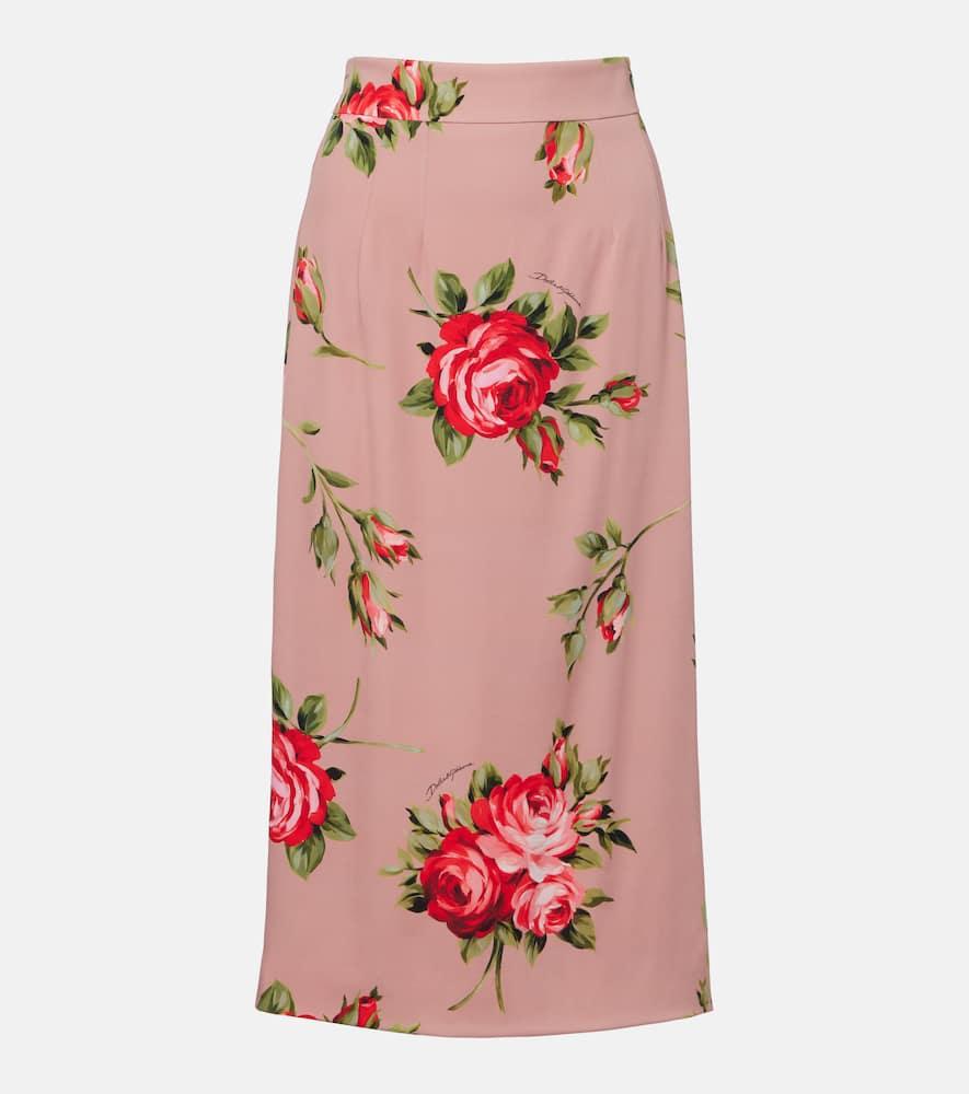 dolce & gabbana floral silk