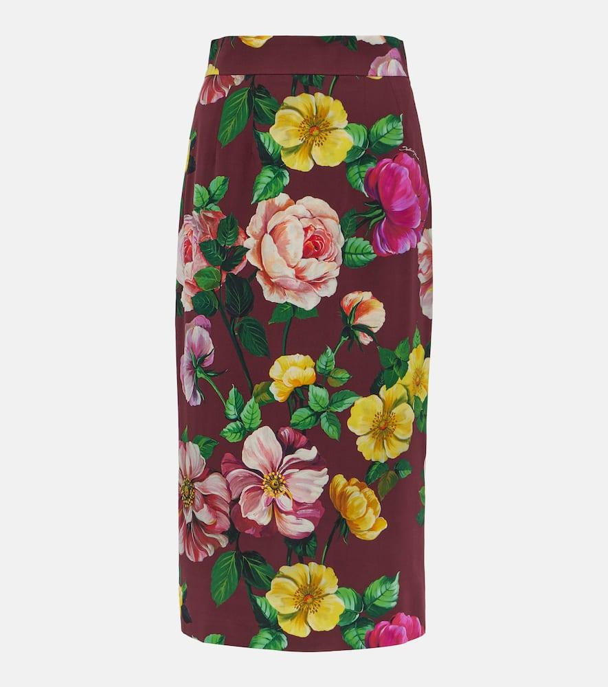 dolce & gabbana floral silk