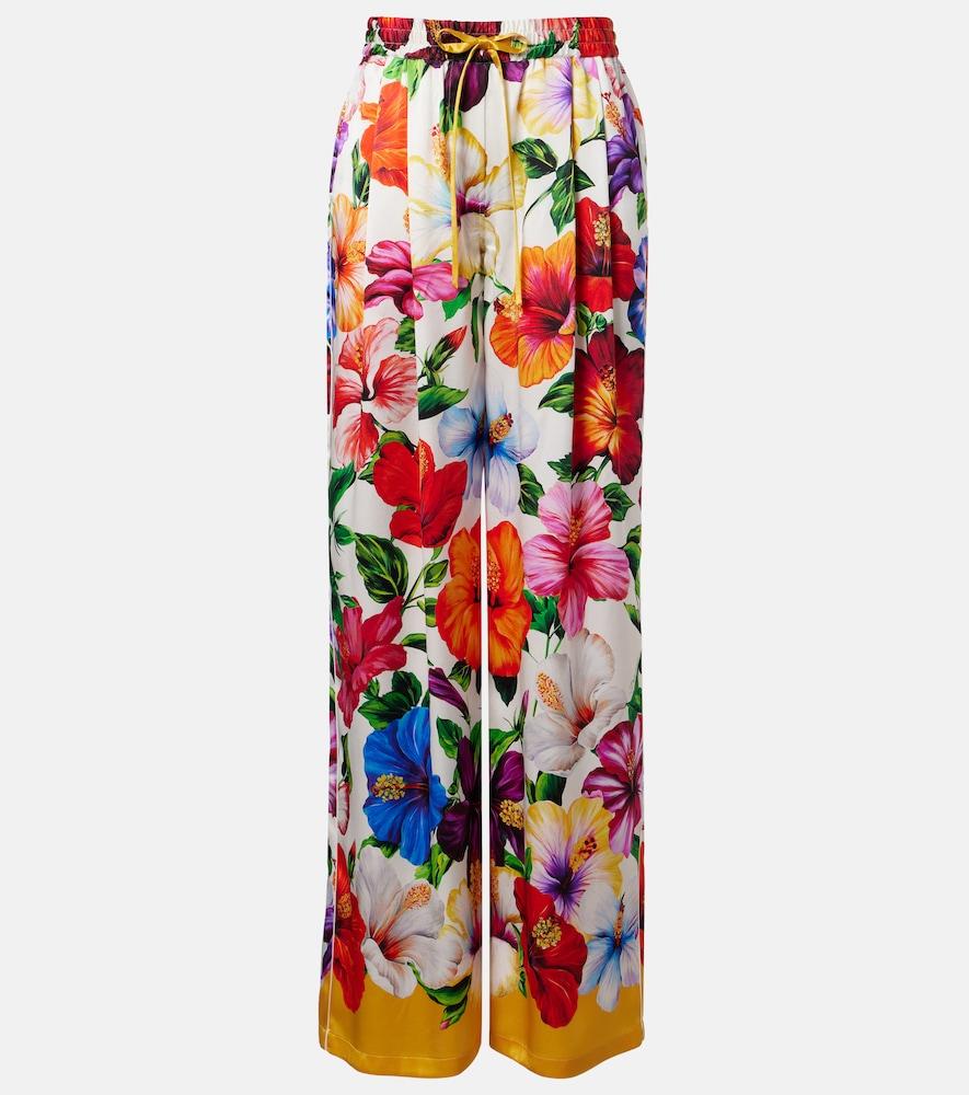 dolce & gabbana floral silk