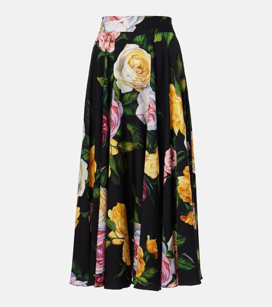 dolce & gabbana floral silk