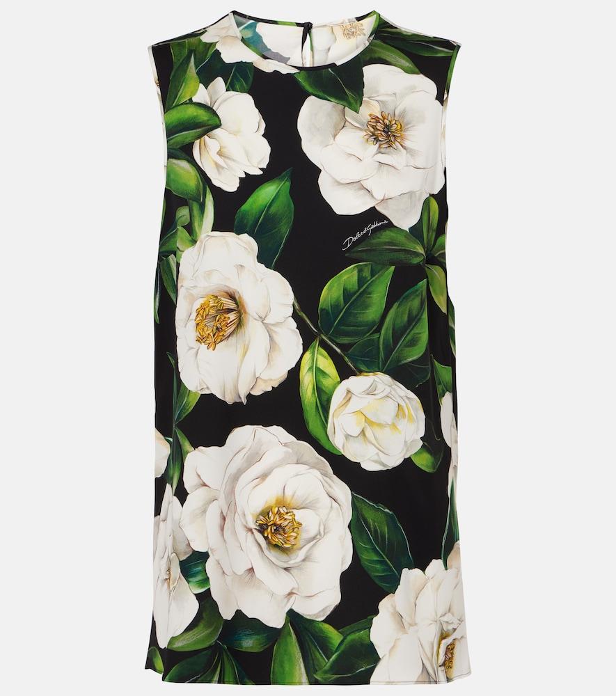 dolce & gabbana floral silk