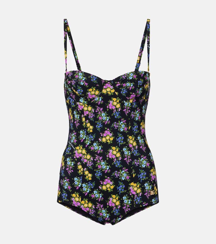 dolce & gabbana floral swimsuit