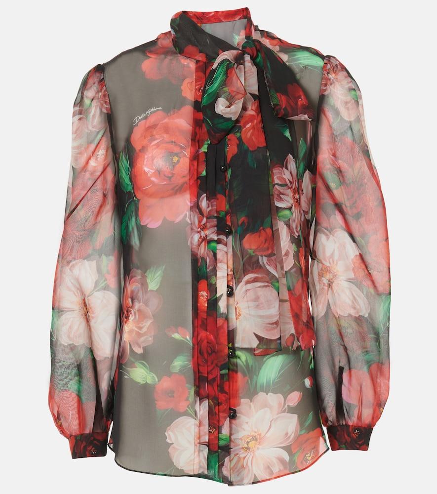 dolce & gabbana floral tie