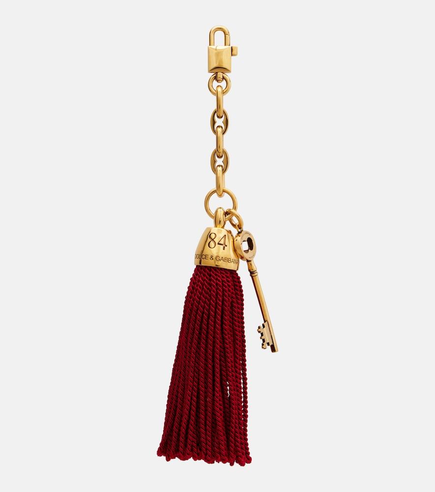 dolce & gabbana fringed bag charm