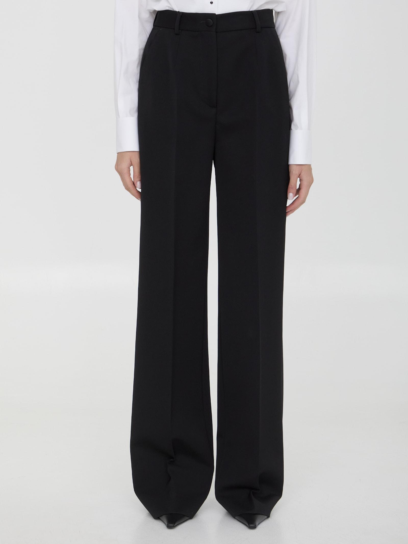 dolce & gabbana gabardine tuxedo pants