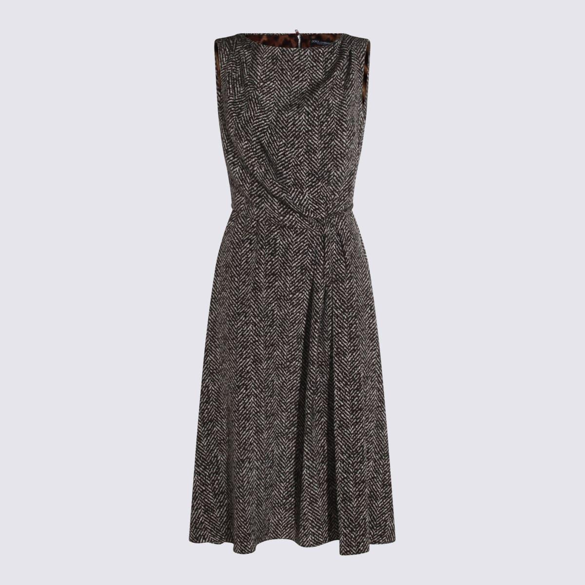 dolce & gabbana grey dress