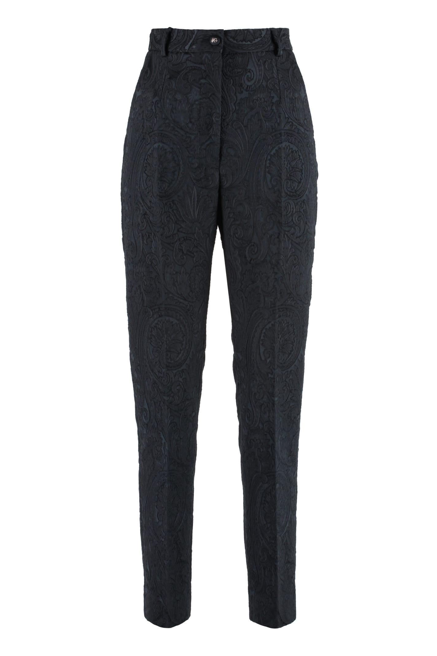 dolce & gabbana high-rise trousers