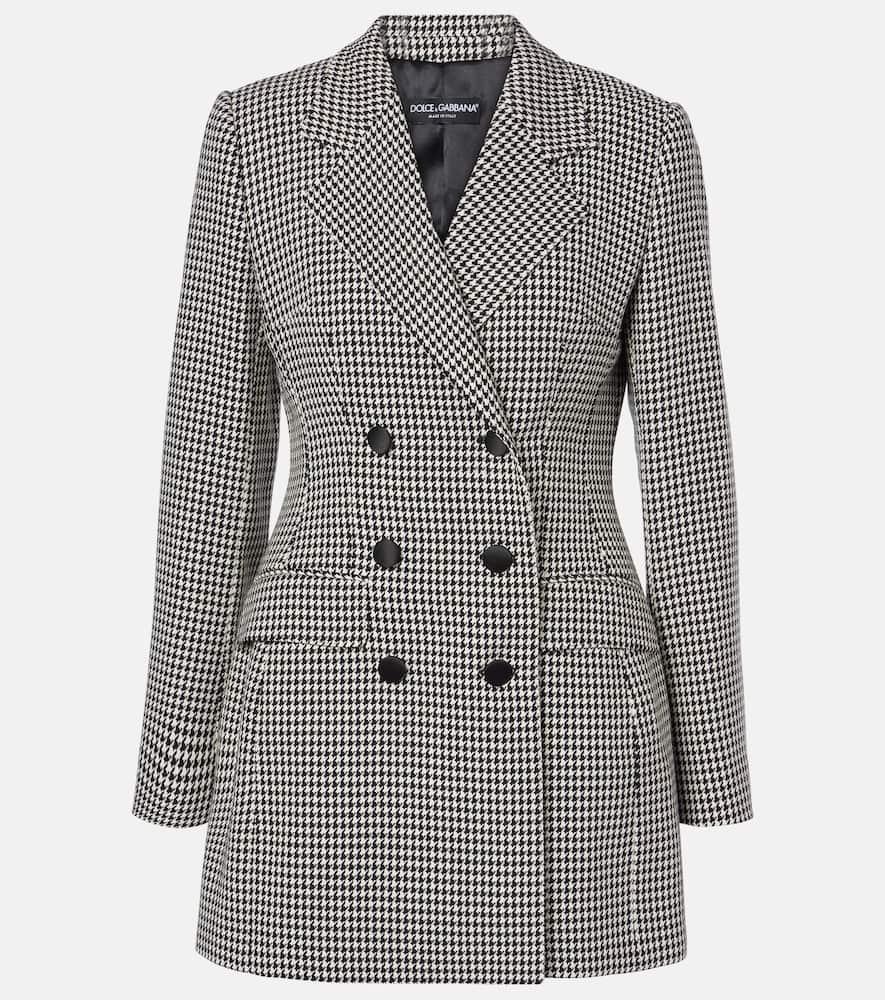 dolce & gabbana houndstooth wool
