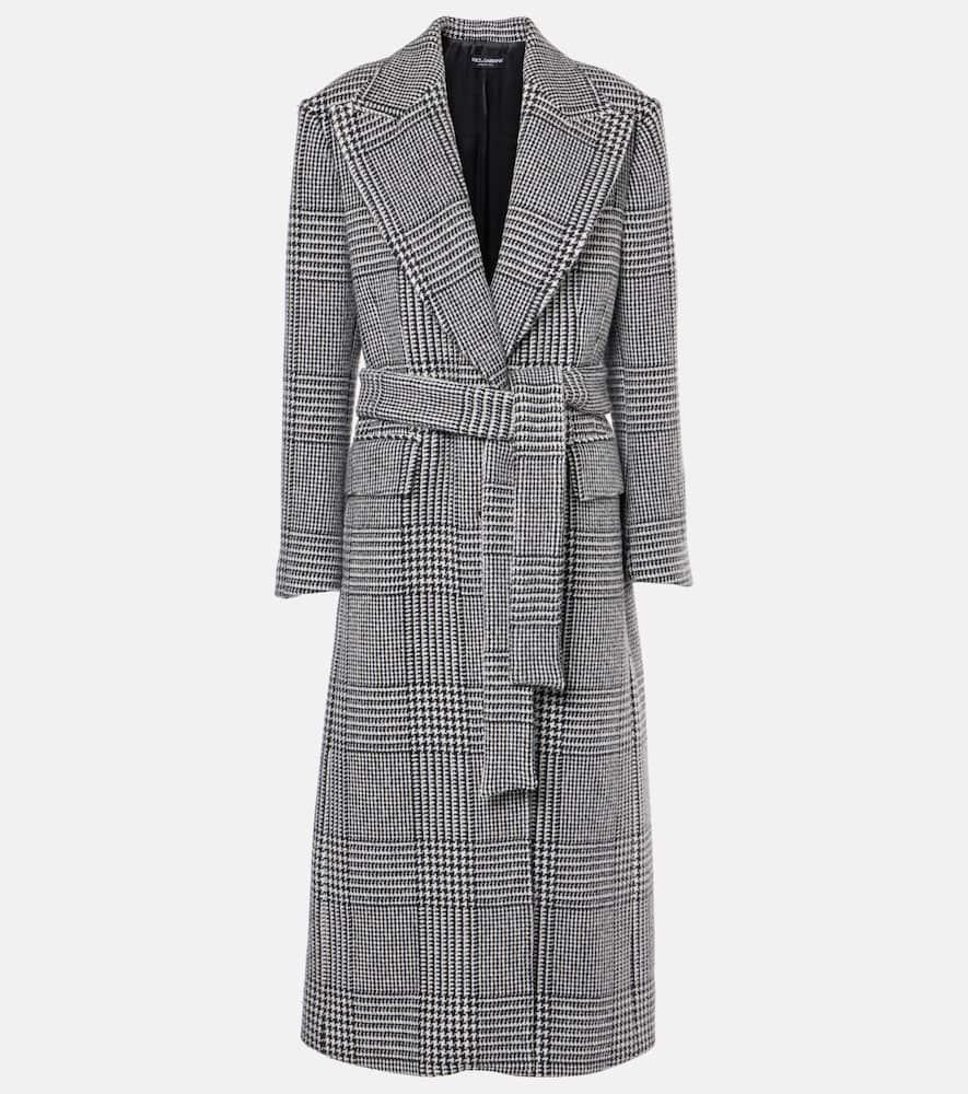 dolce & gabbana houndstooth wool