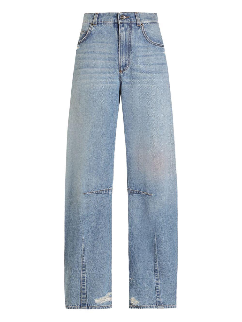 dolce & gabbana jeans clear blue cotton - women