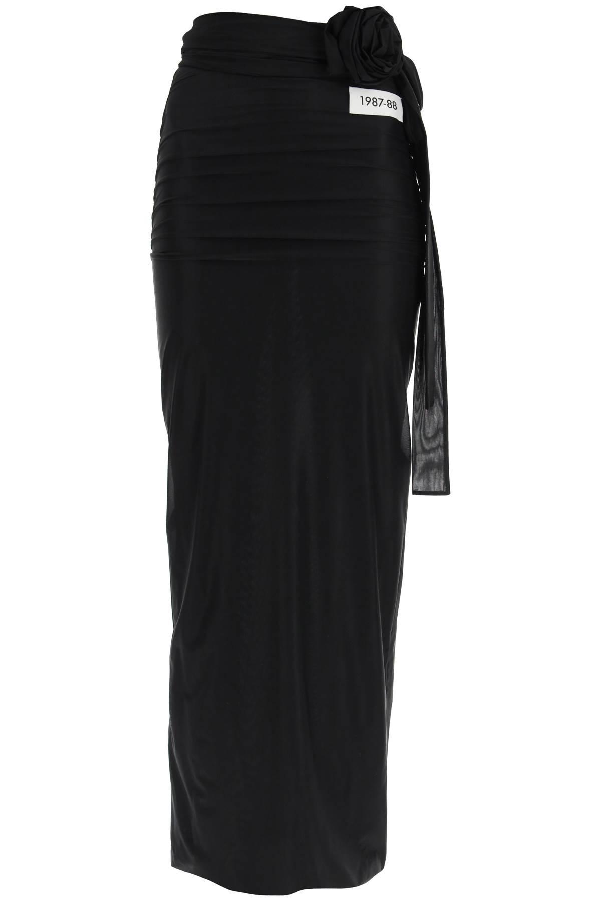 dolce & gabbana jersey stretch maxi skirt