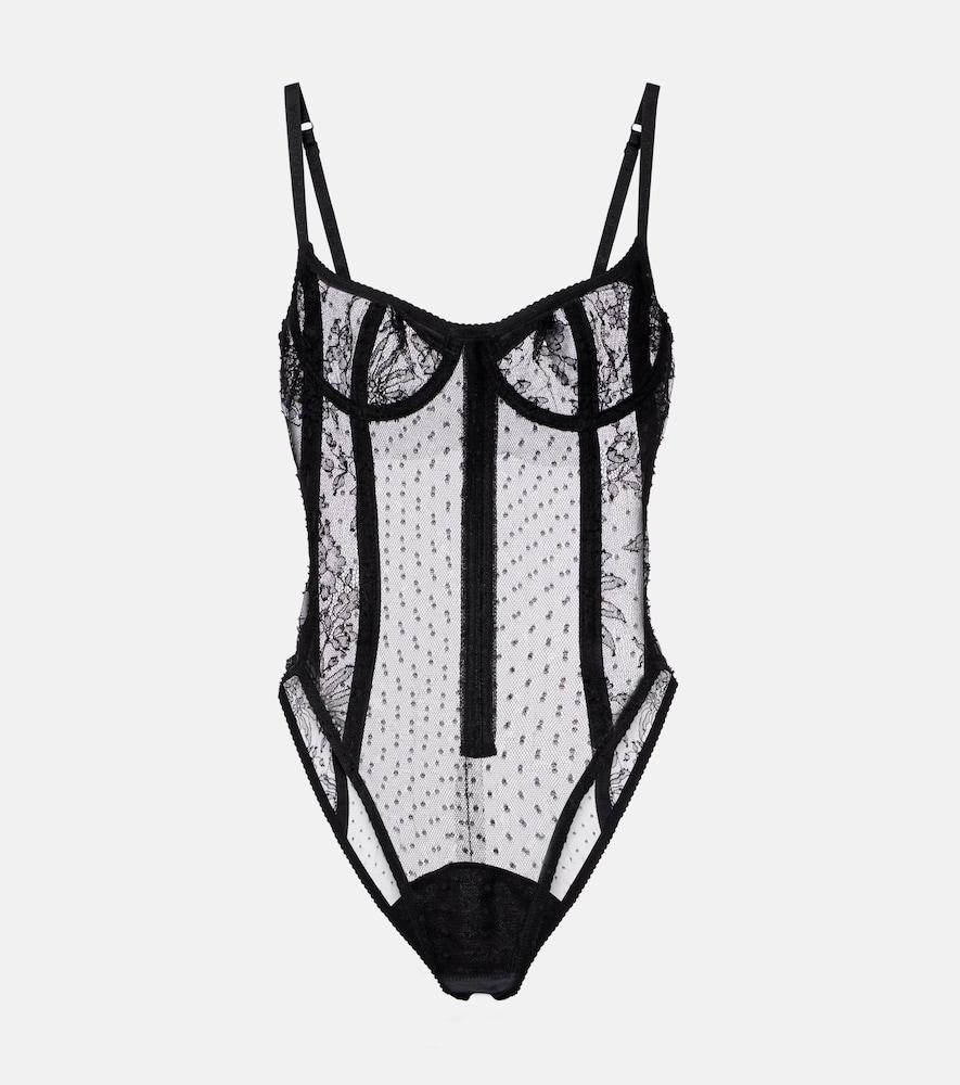 dolce & gabbana lace bodysuit