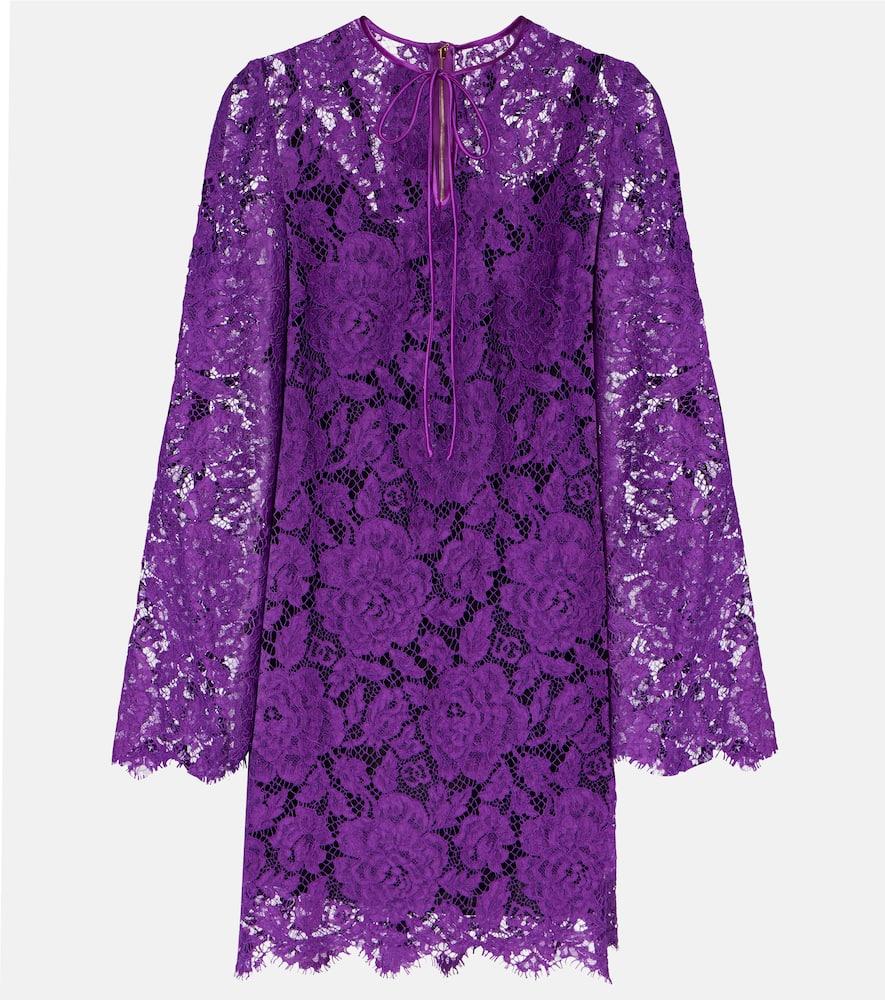 dolce & gabbana lace minidress