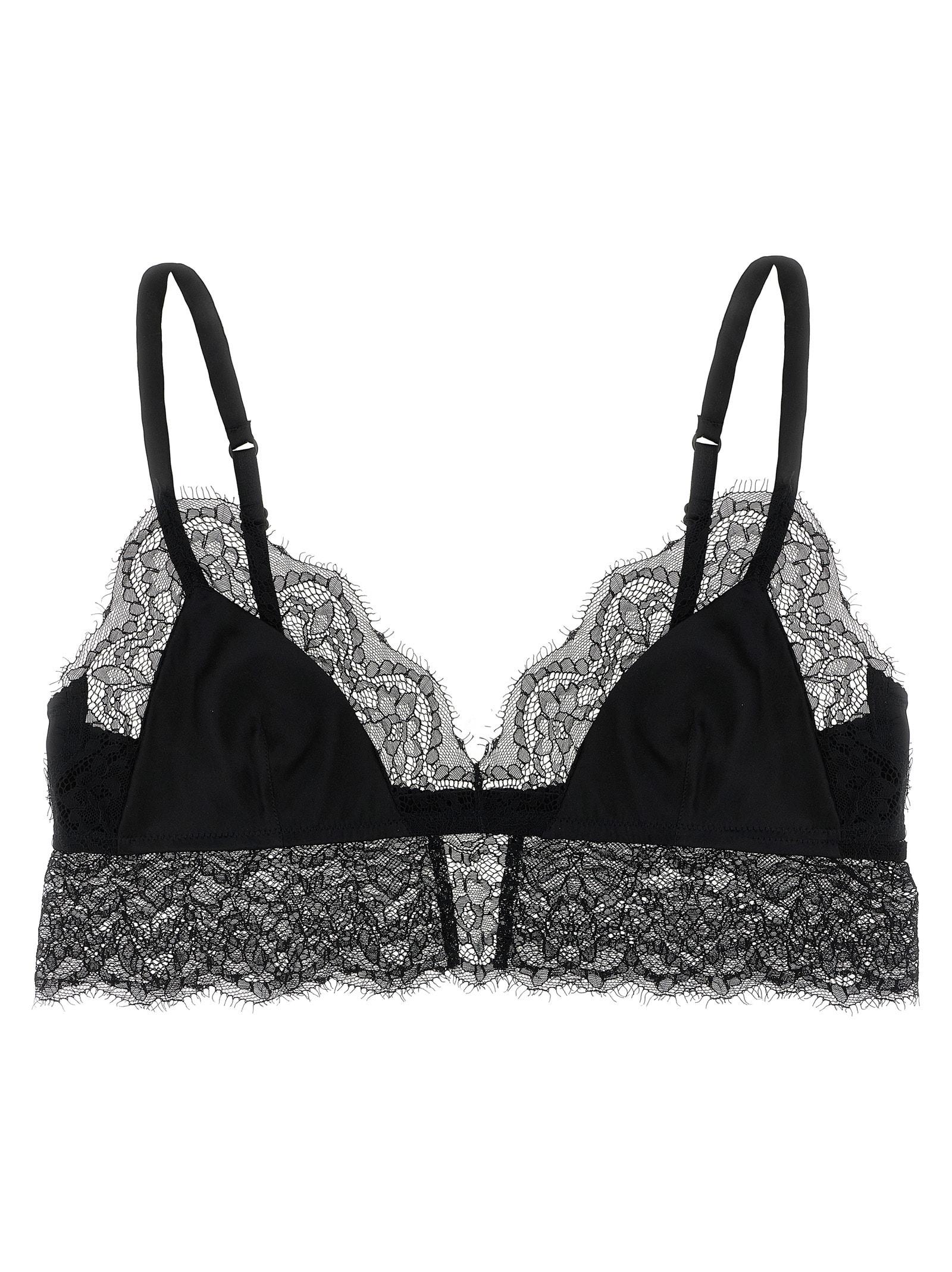 dolce & gabbana lace satin bra
