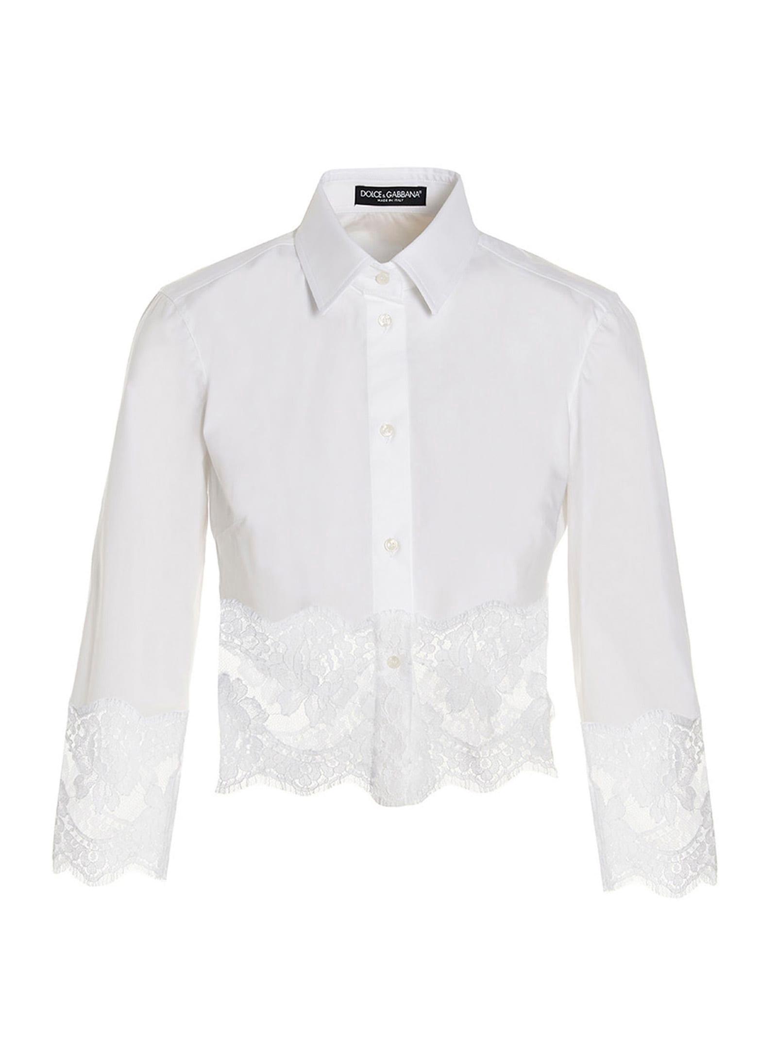 dolce & gabbana lace shirt