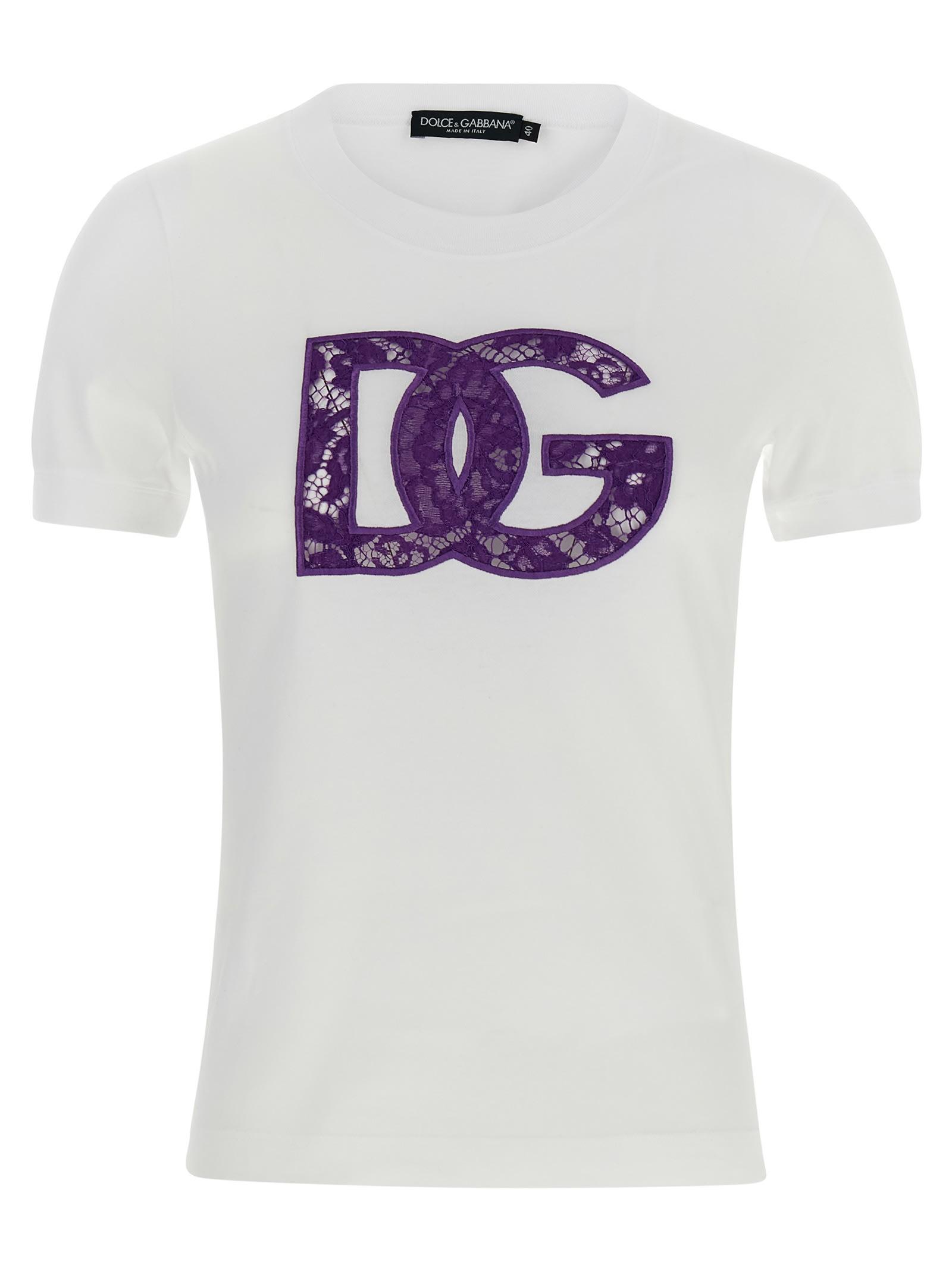dolce & gabbana lace t-shirt