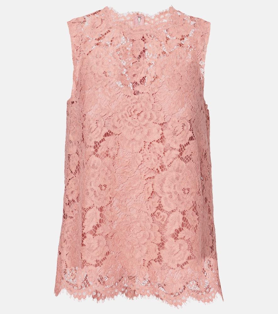 dolce & gabbana lace top