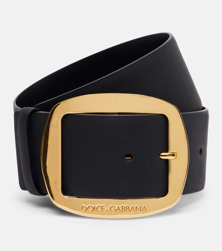 dolce & gabbana leather belt