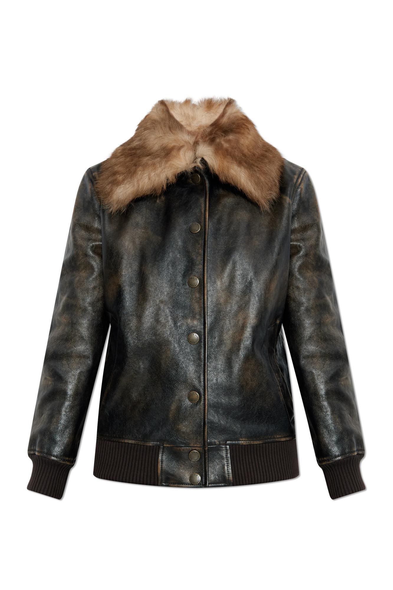 dolce & gabbana leather jacket