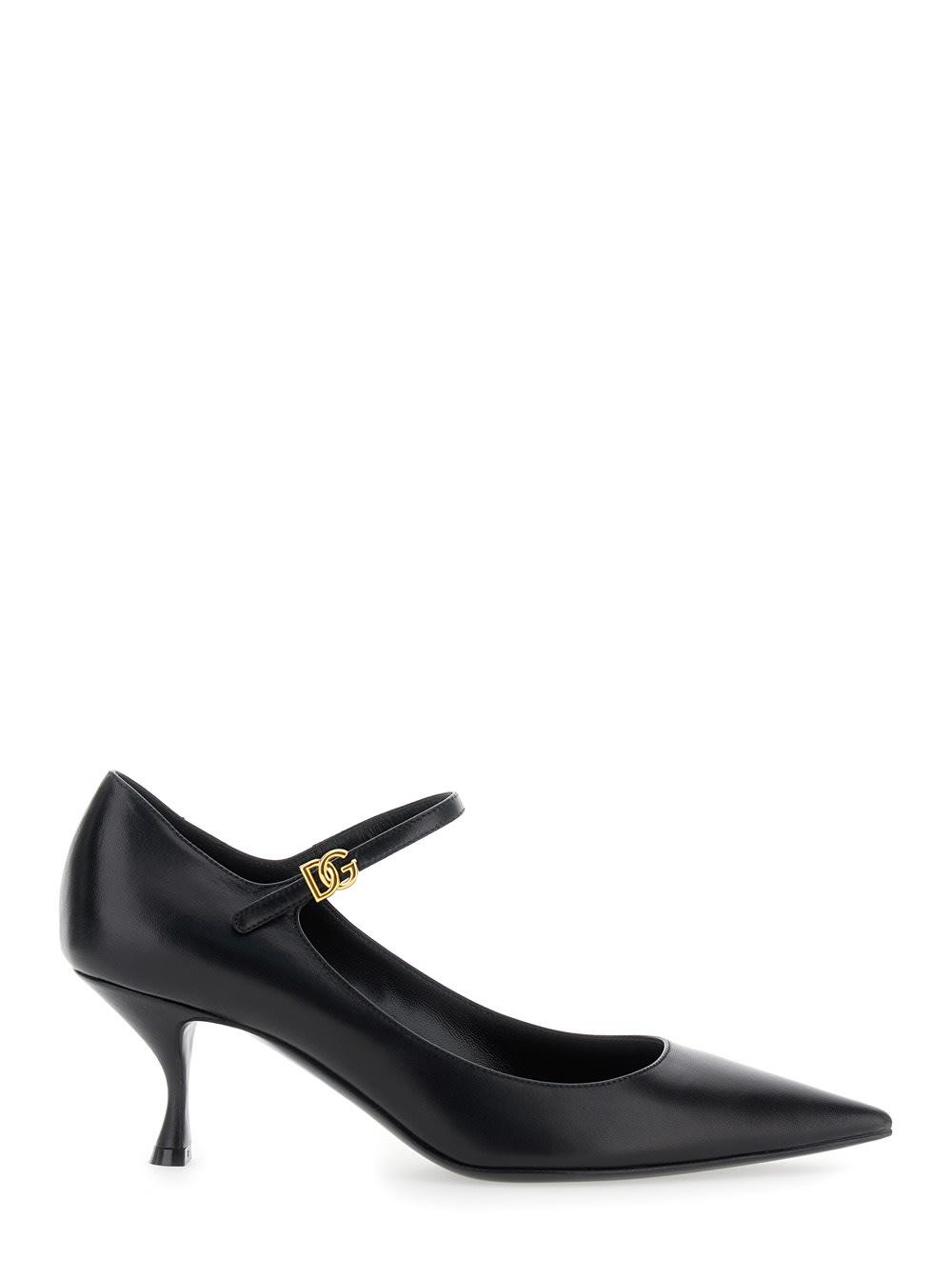 dolce & gabbana leather pumps