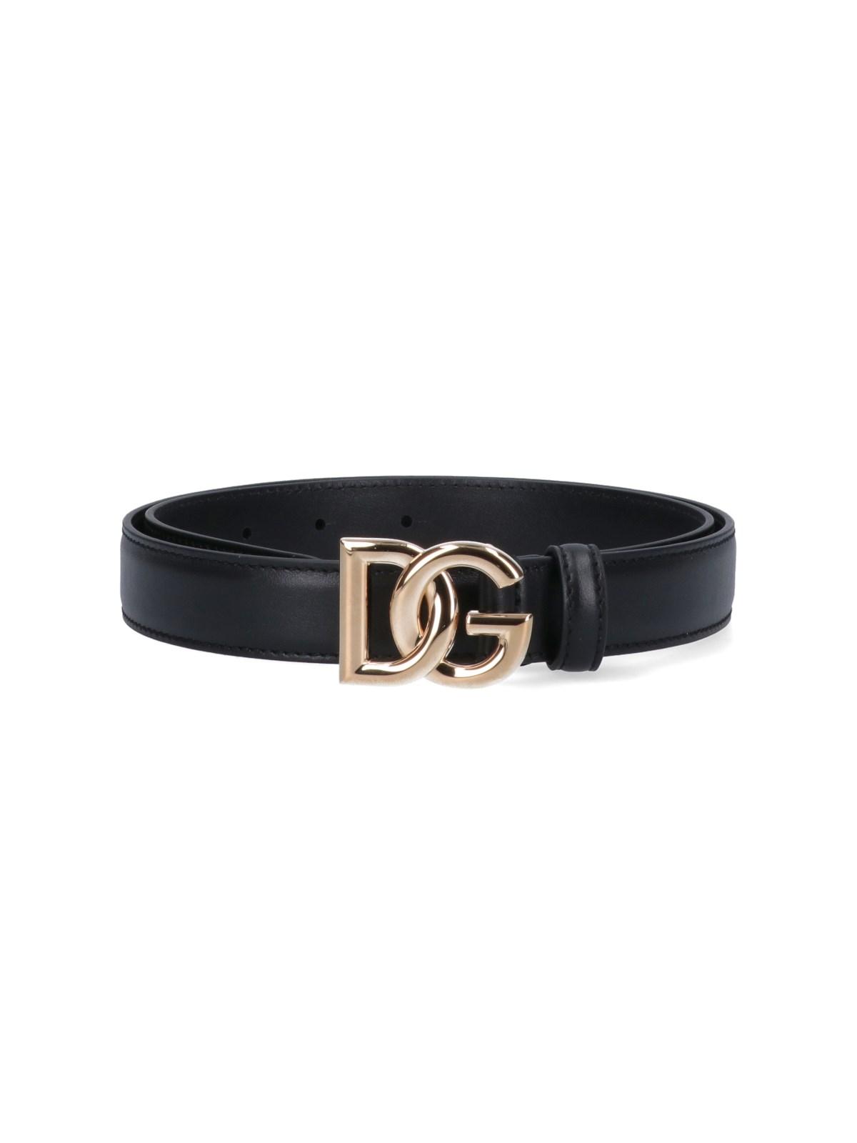 dolce & gabbana logo belt