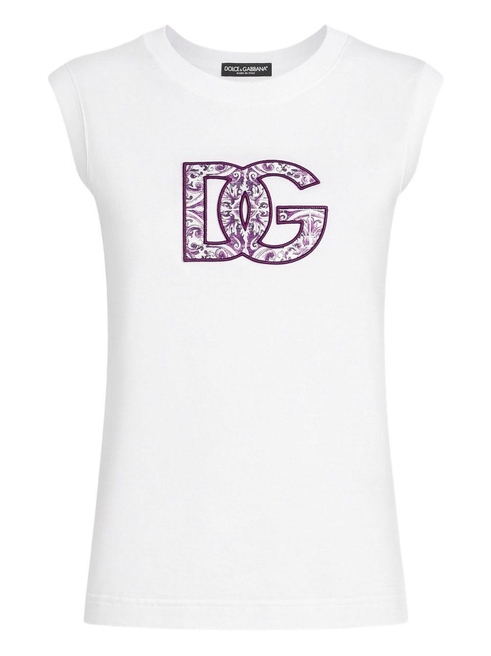 dolce & gabbana logo cotton t-shirt