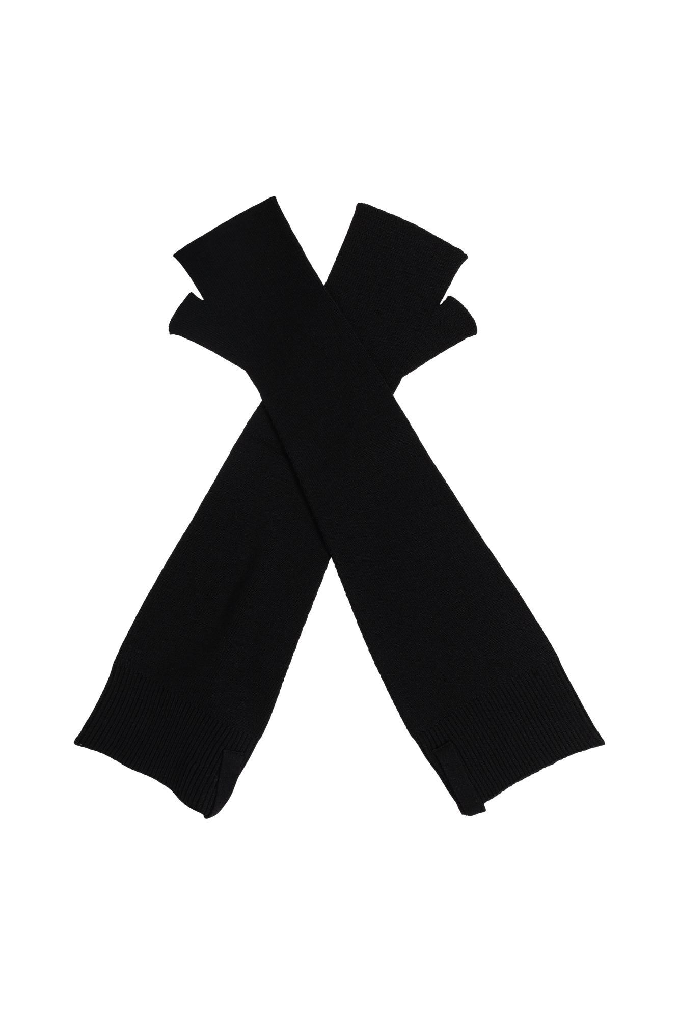 dolce & gabbana long fingerless gloves