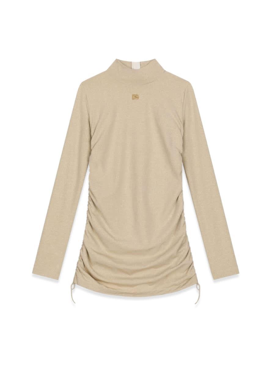 dolce & gabbana long sleeve dress
