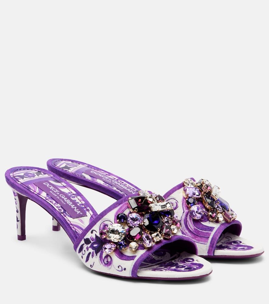 dolce & gabbana majolica 60 mules