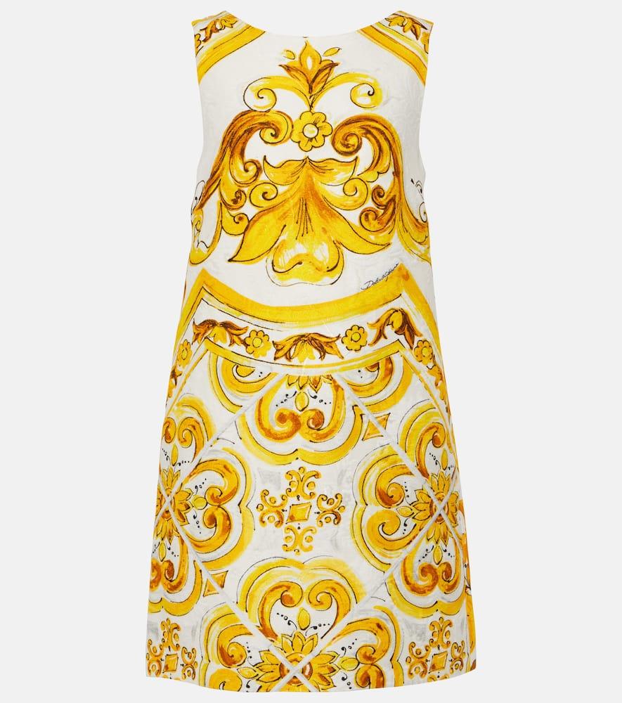dolce & gabbana majolica minidress