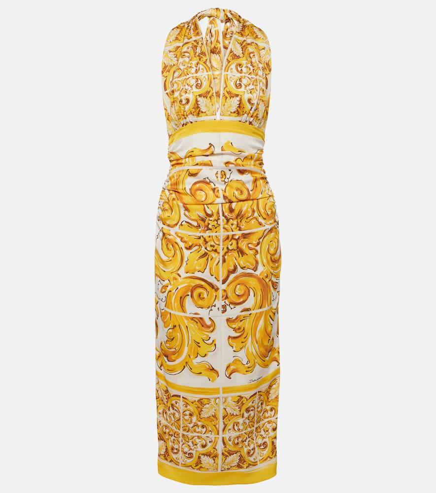 dolce & gabbana majolica silk