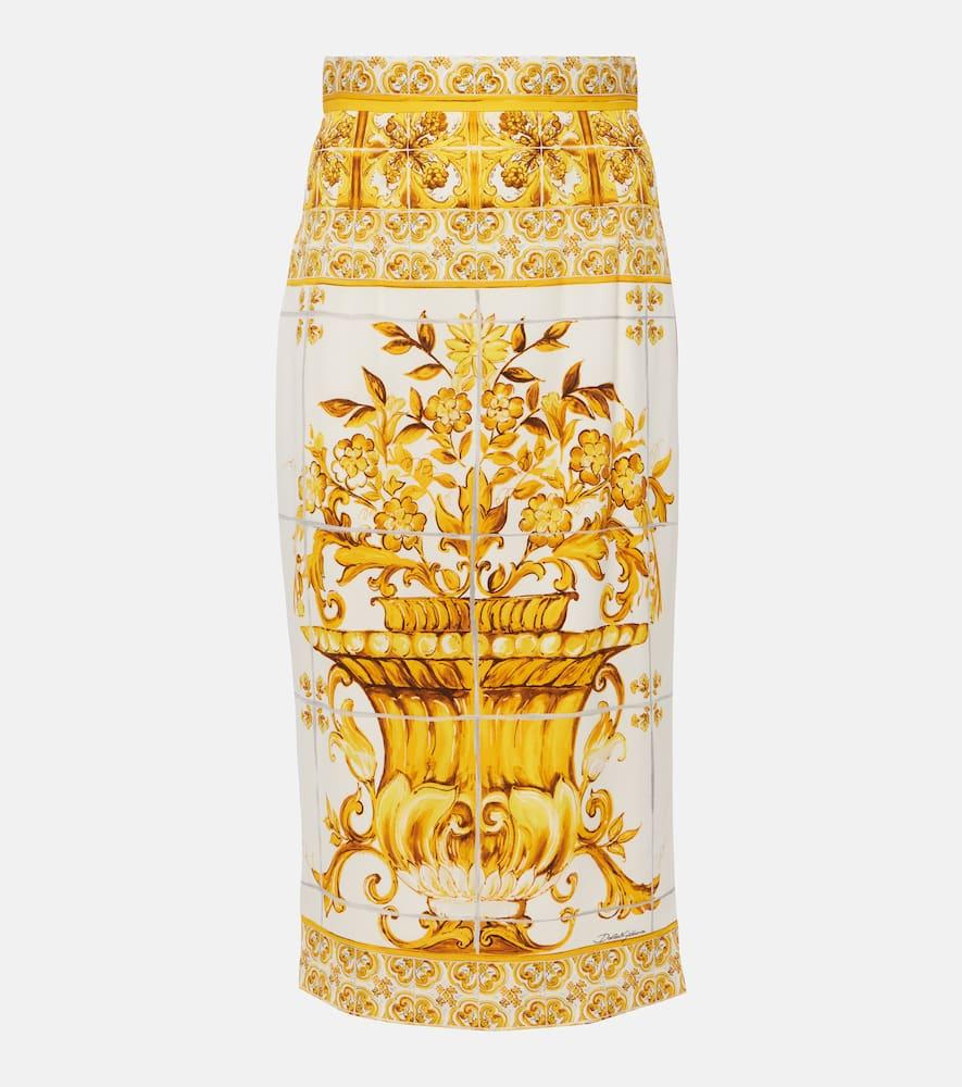dolce & gabbana majolica silk