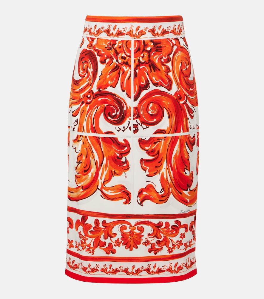 dolce & gabbana majolica silk