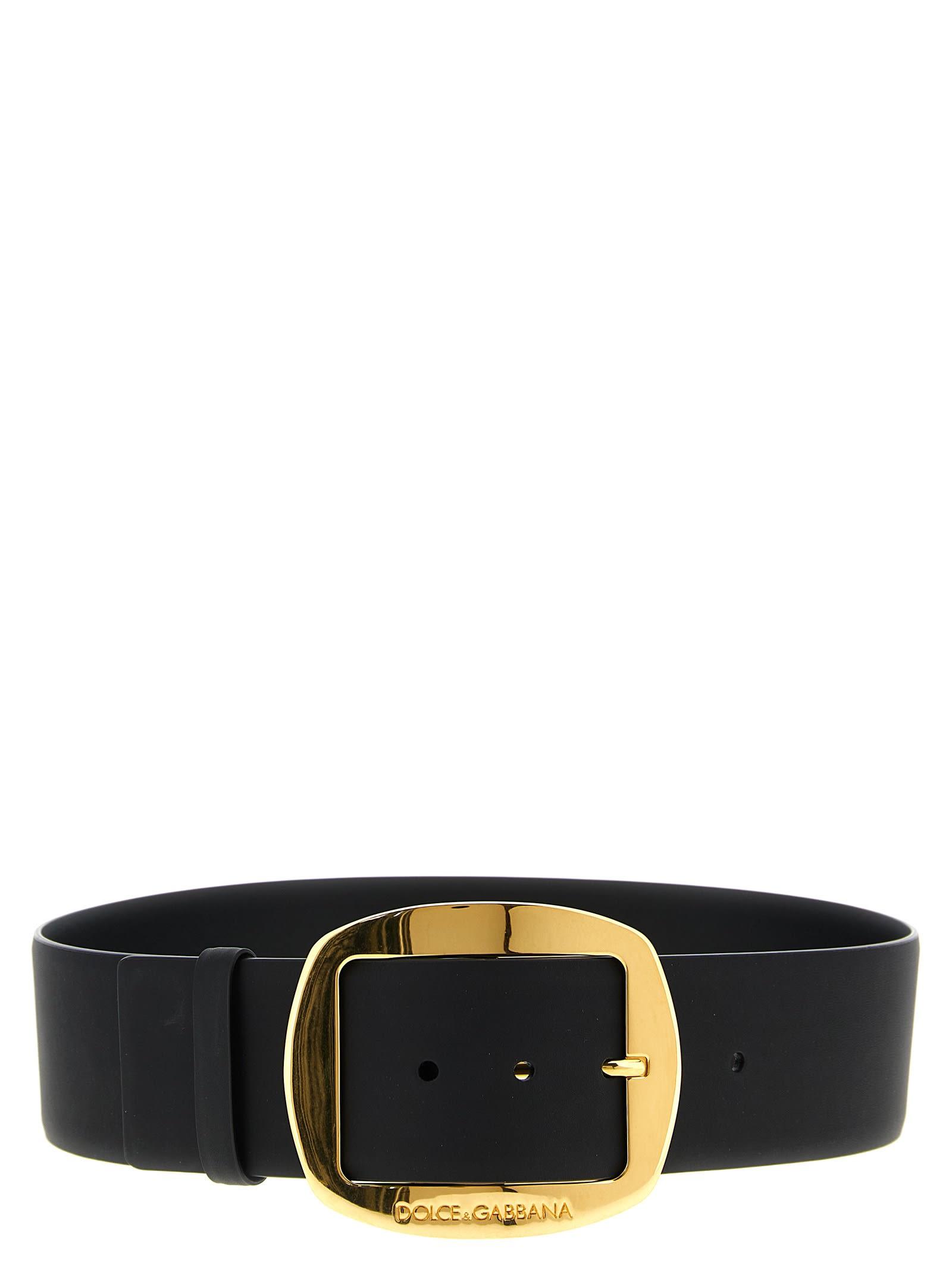 dolce & gabbana maxi buckle belt