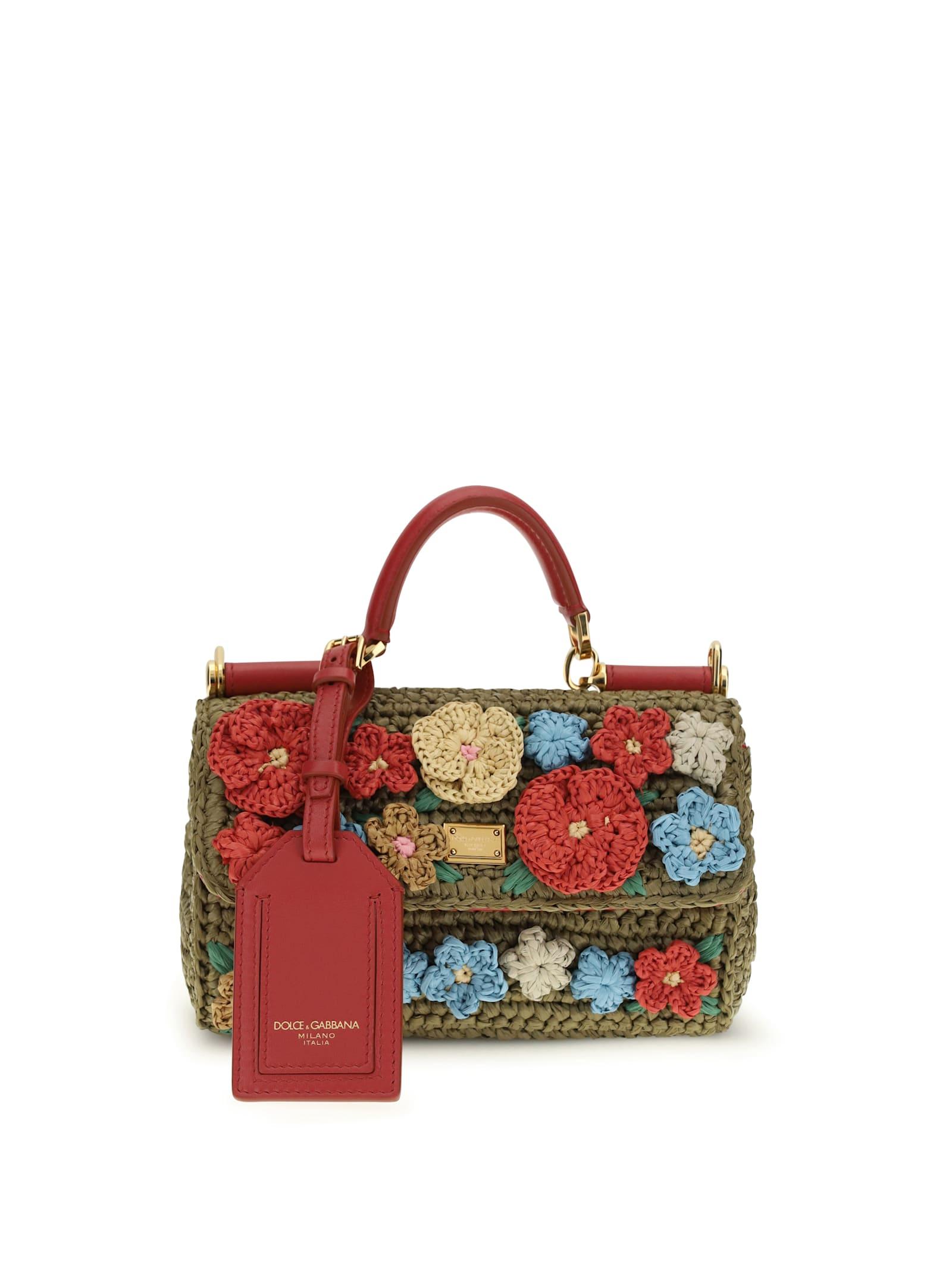 dolce & gabbana my sicily crochet handbag