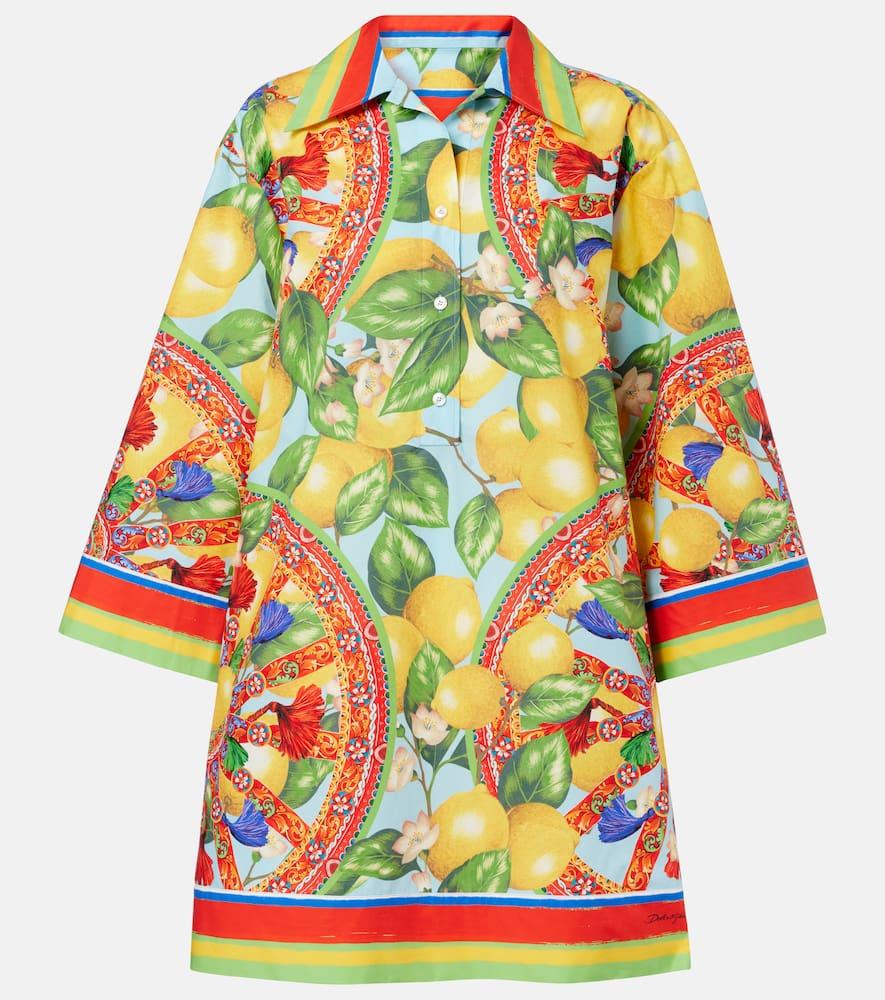 dolce & gabbana oversized printed shirt