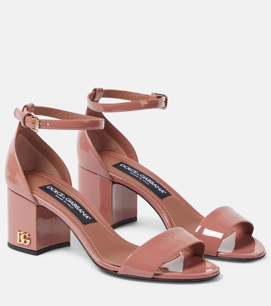 dolce & gabbana patent leather sandals