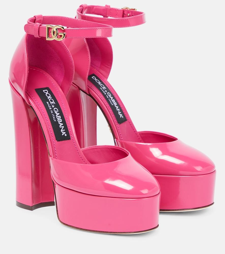 dolce & gabbana platform leather sandals