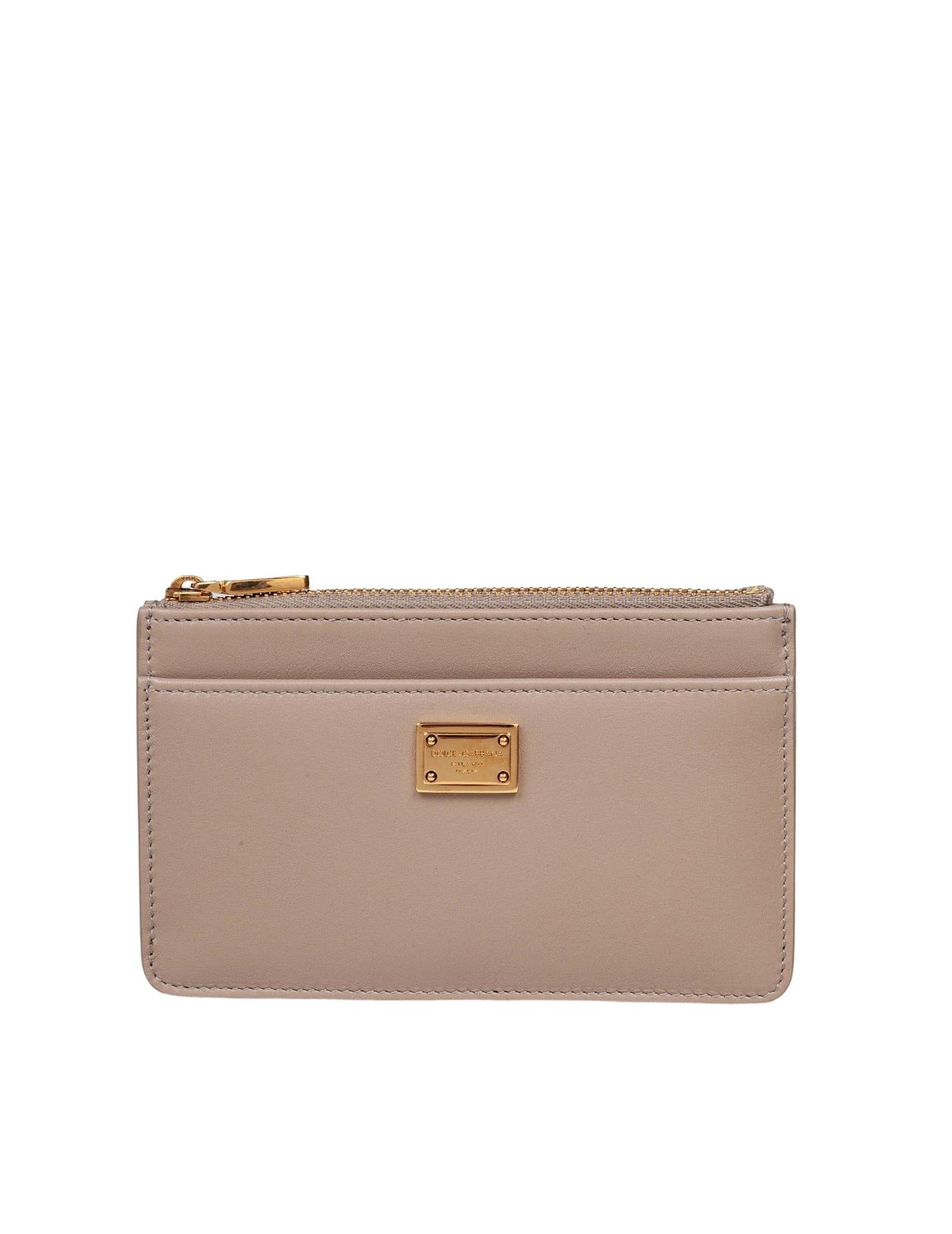 dolce & gabbana plongé calfskin card holder