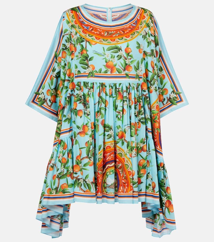 dolce & gabbana printed cotton kaftan