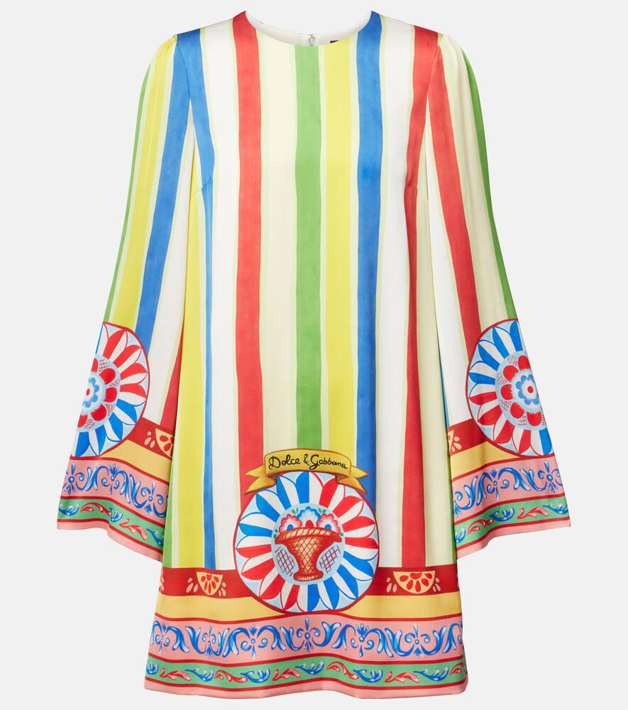 dolce & gabbana printed silk