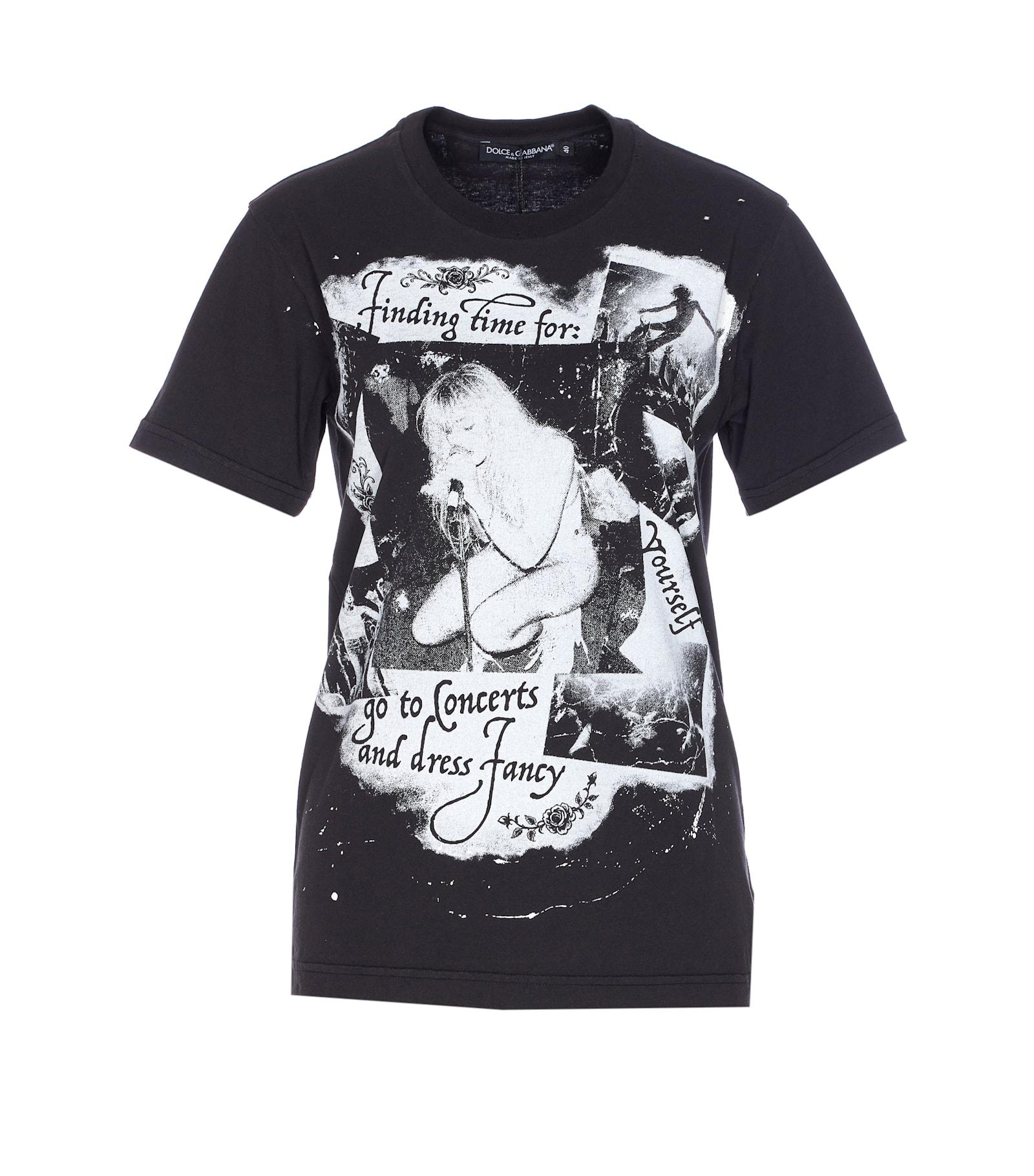 dolce & gabbana printed t-shirt