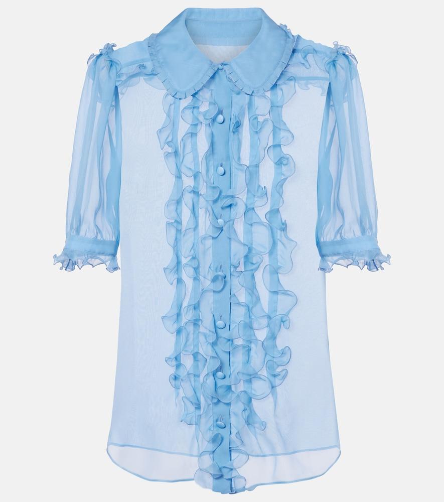 dolce & gabbana ruffled semi