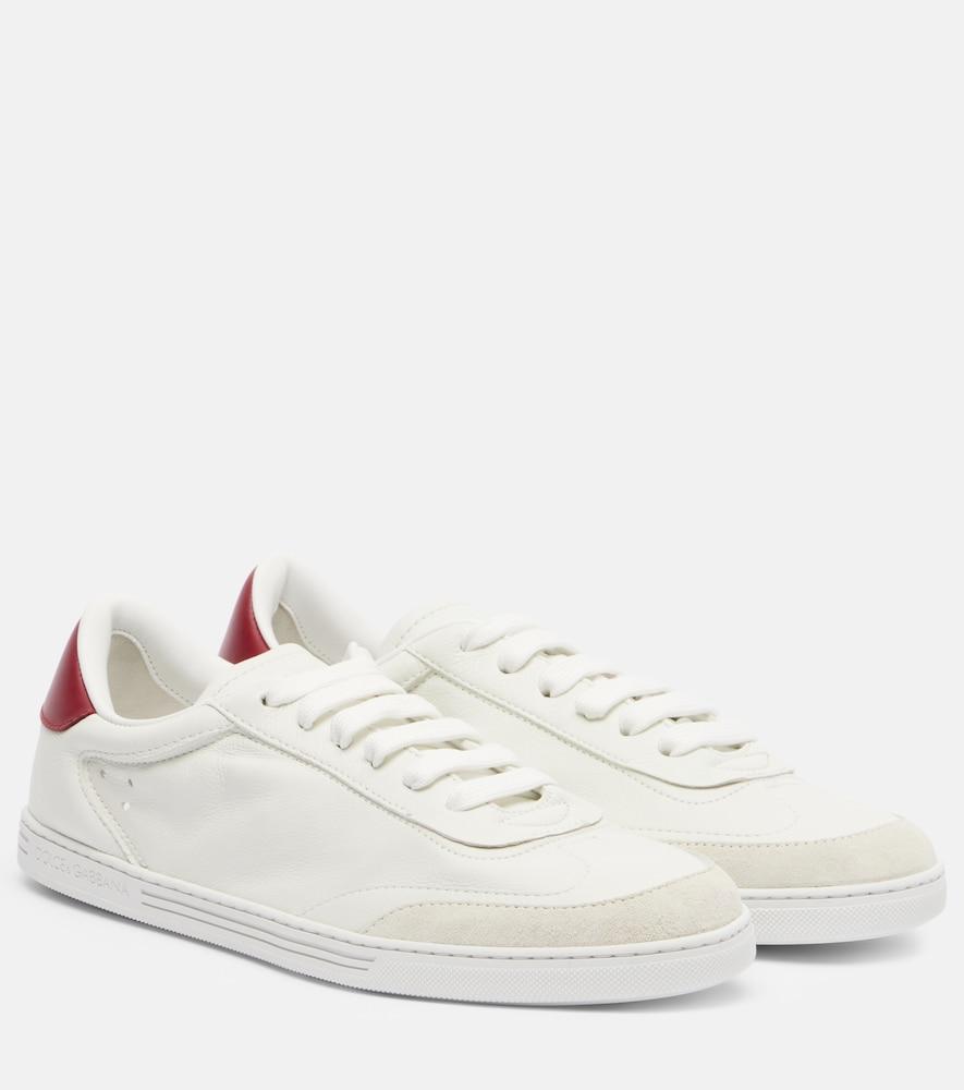 dolce & gabbana saint tropez light leather sneakers