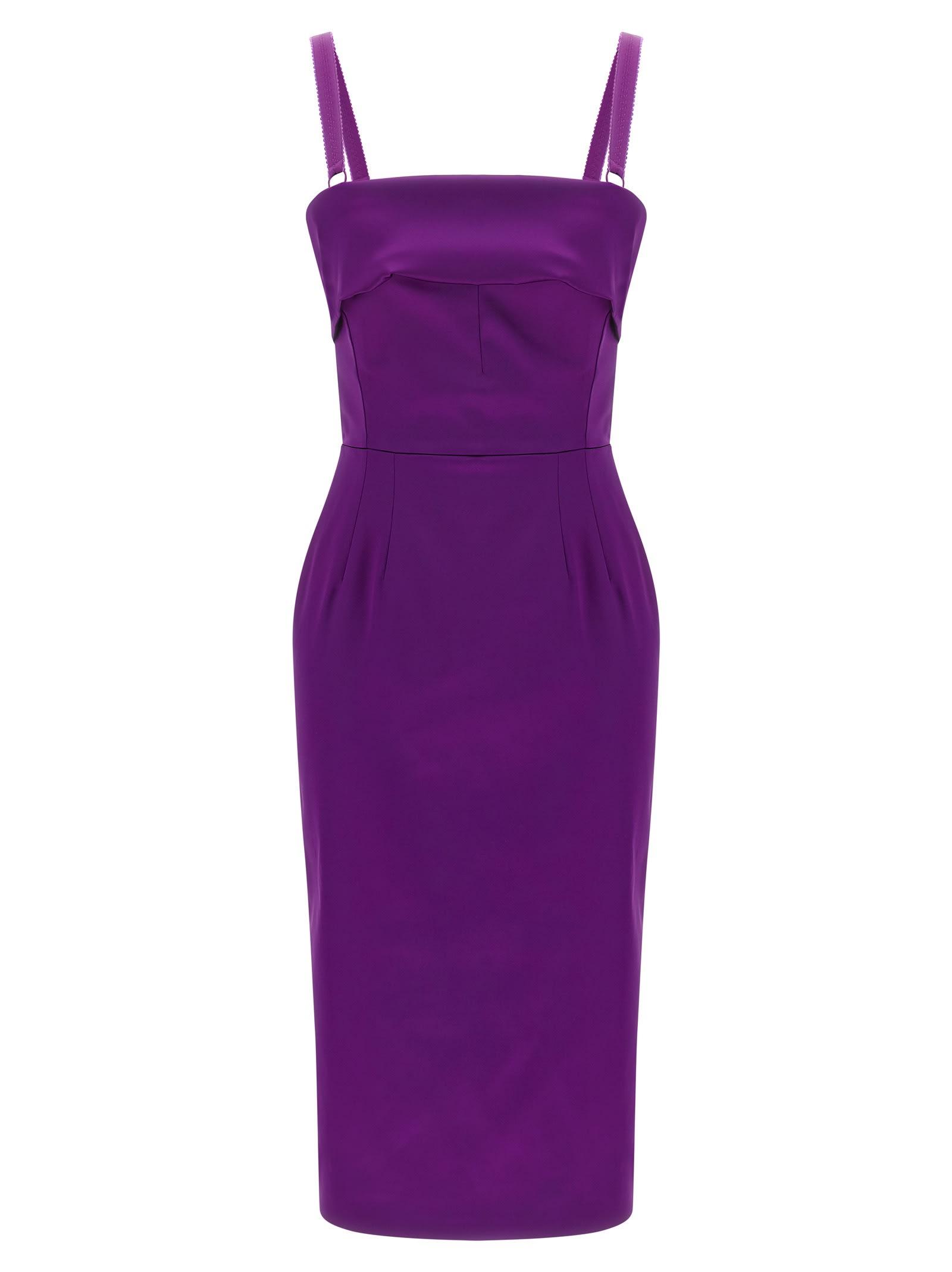 dolce & gabbana satin dress