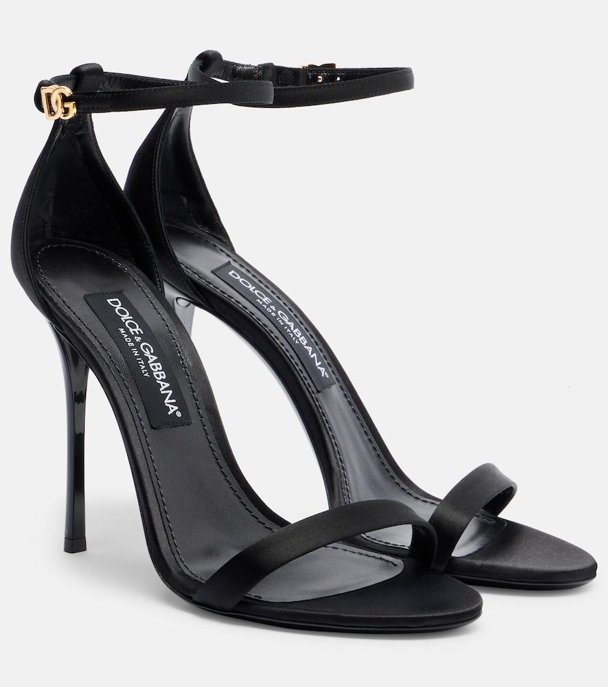 dolce & gabbana satin sandals