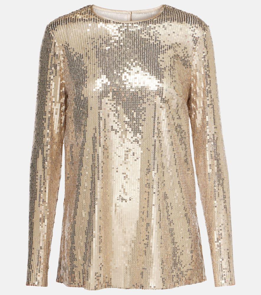 dolce & gabbana sequined top