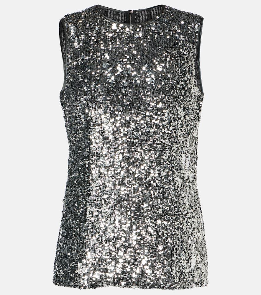 dolce & gabbana sequined top