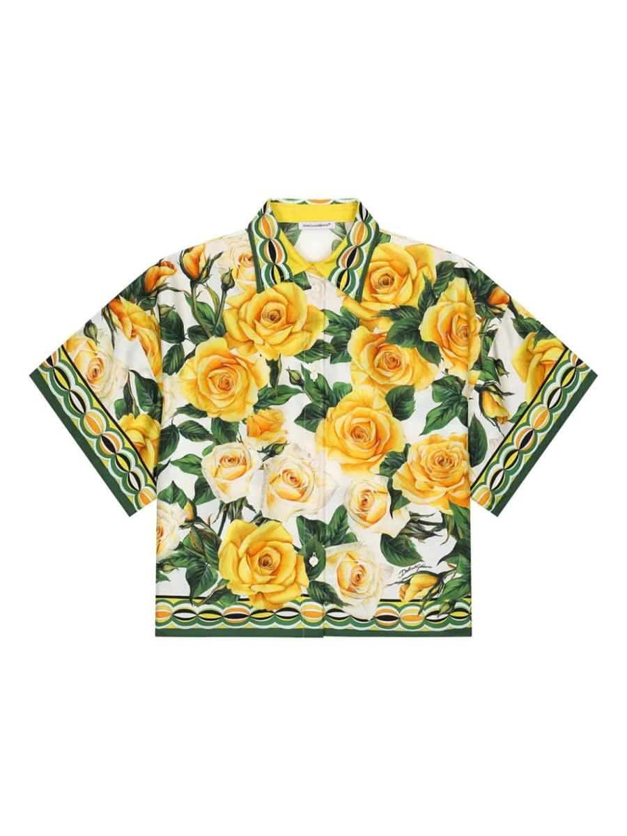 dolce & gabbana shirt sleeve. short